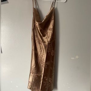 cowl neck slip dress (NWOT)